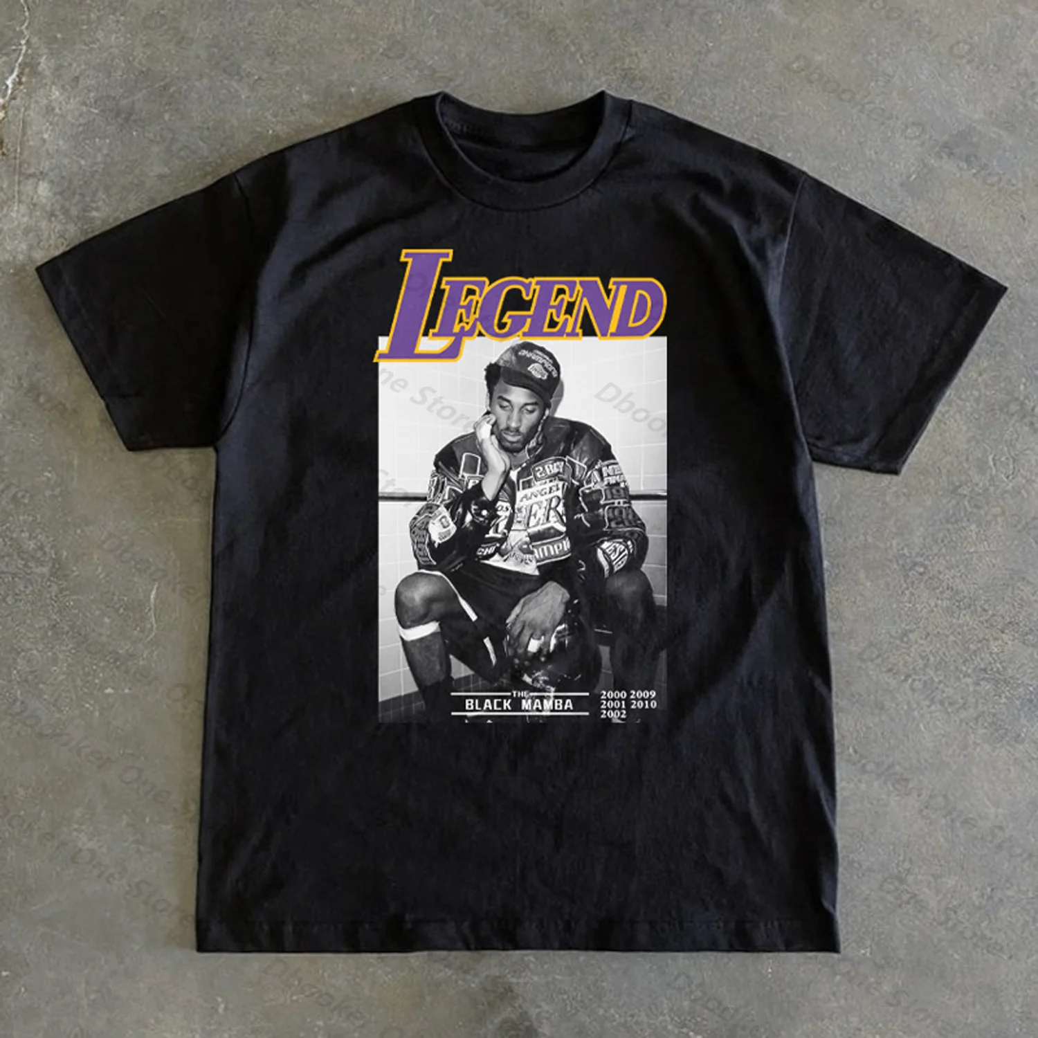 [XNF Official Store]260 Of Grams Heavy Cotton! MANBA OUT Basketball Vintage Oversize T-shirt Men's Women's ShortSleeved Tops