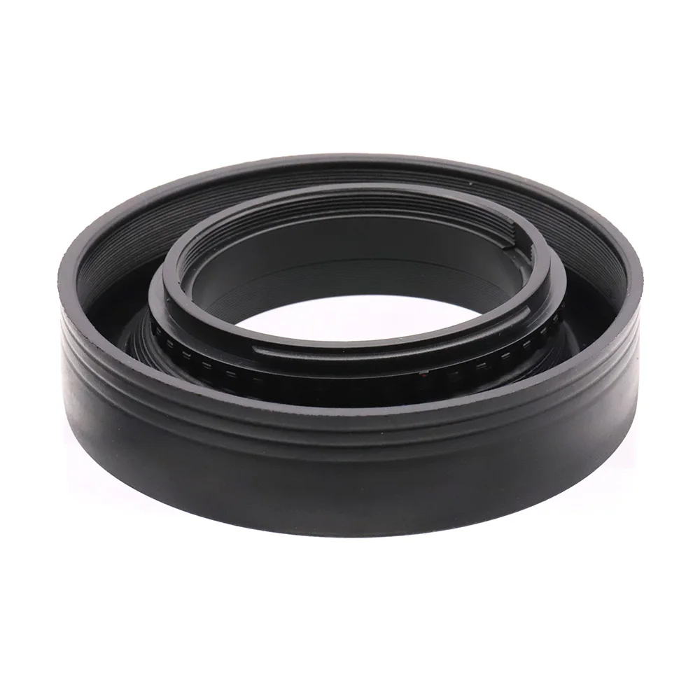 3 In1 Collapsible Rubber Lens Hood 49/52/55/58/62/67/72/77/82mm 3-Stage Foldable For Canon Nikon DSIR Camera