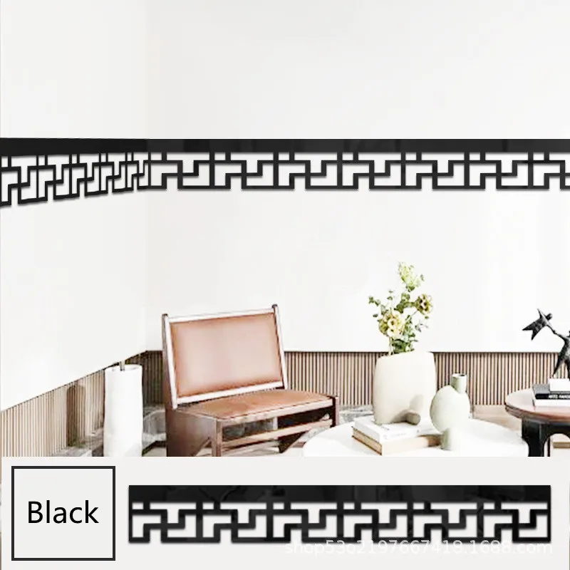 Wall Stickers 10x10cm Acrylic Mirror Sticker With Adhesive For Living Room  Bedroom Edge Strip Corner Line Building Border Home Decor 230829 From  Dou08, $8.4