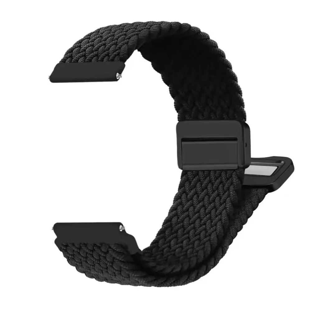 Nylon Magnetic Braided Breathable Watch Strap - 20/22mm