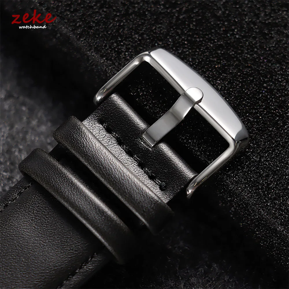 Premium Calfskin Leather Watch Band | Business Style Soft Wristwatch Strap