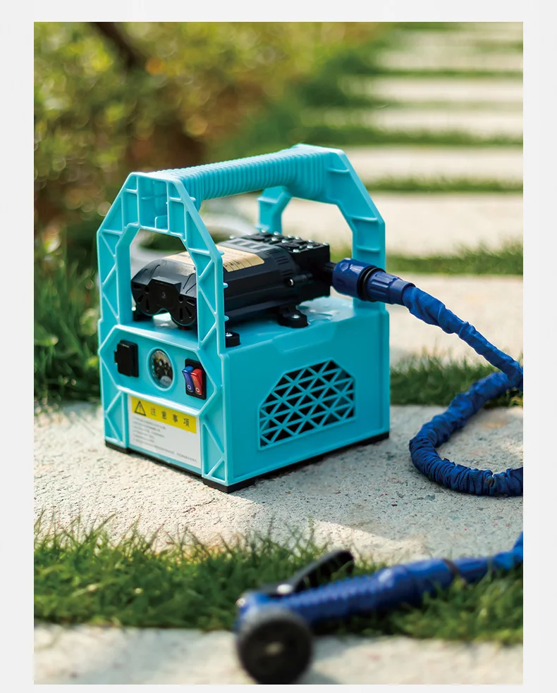 Small Portable Dual Pump Sprayer Rechargeable Water Pump Car Wash Irrigation Spraying Pesticides Garden Tools Agricultural