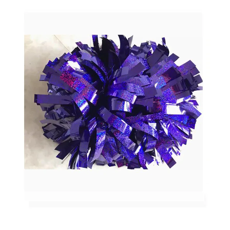 1piece,Pompom Cheerleader Poms, Plastic Dusty Pink with Plastic Yellow, 4 ",6",8"