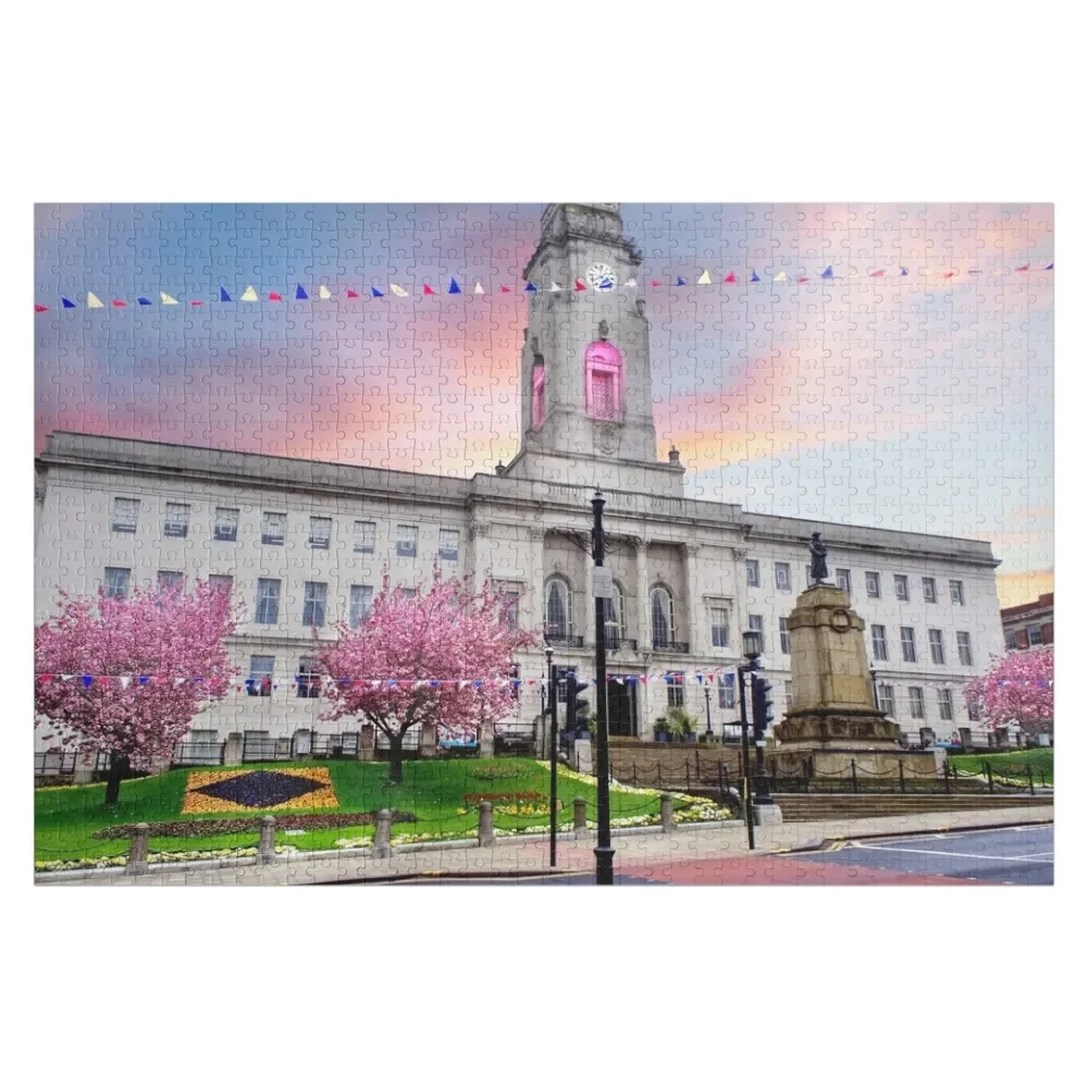 Barnsley In Bloom Jigsaw Puzzle For Children Personalized Name Wooden Boxes Puzzle