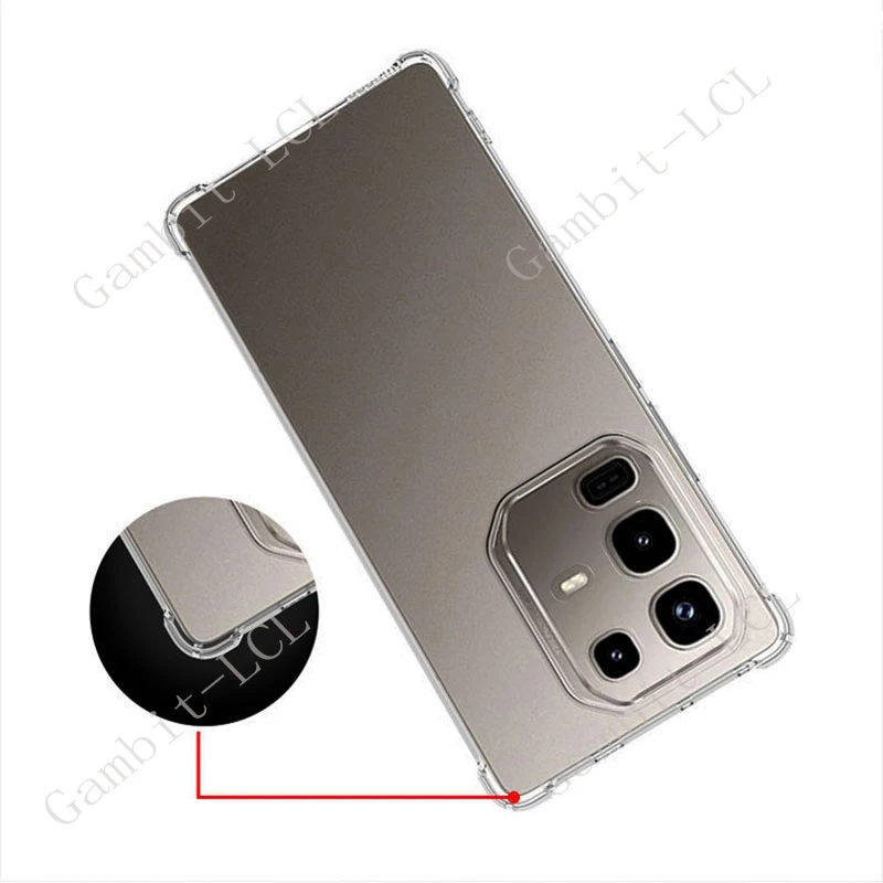 Durable Anti-Fall Shockproof TPU Phone Case with Original Soft Back Cover