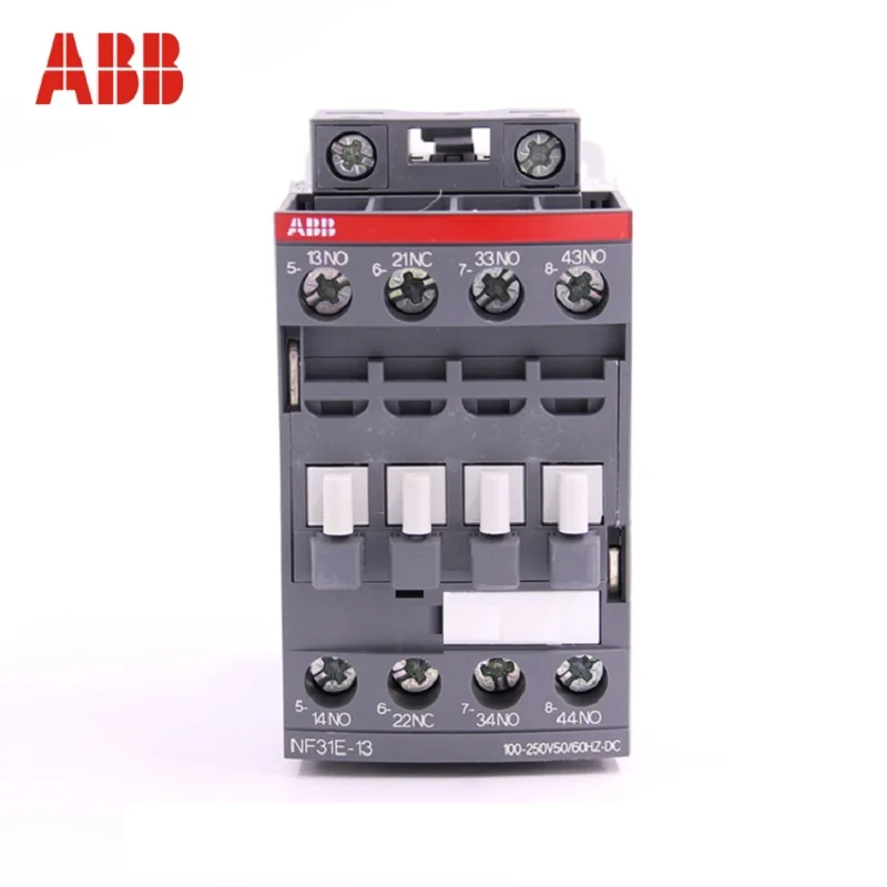 

ABB NF 4-pole contactor relays AC / DC operated NF22E-11 NF22E-12 NF22E-13 NF22E-14