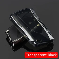 Lexus Transparent TPU Car Smart Key Cover Case Accessories (Translucent black)