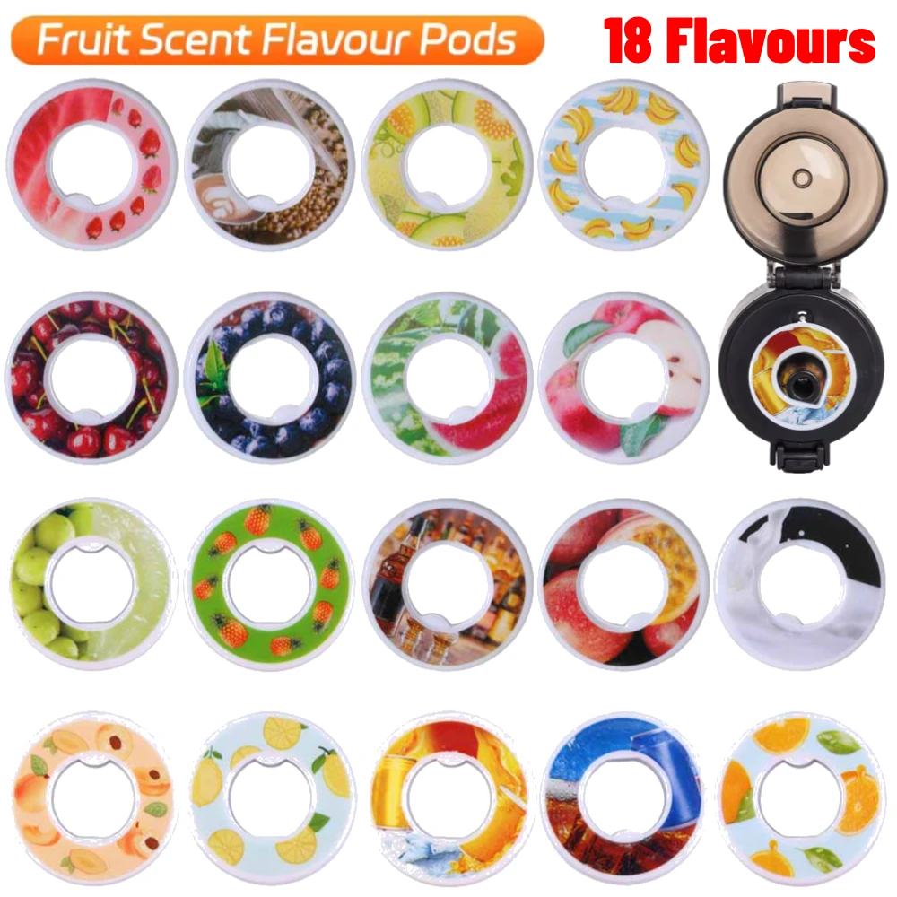 Air Flavor Pods Sports Bottle Air Scent Fruit Flavour 0 Sugar Water Pods 18 Flavour Scented Water Drink Bottle sports water bottle water bottle flavor pods portable water bottle portable water jug