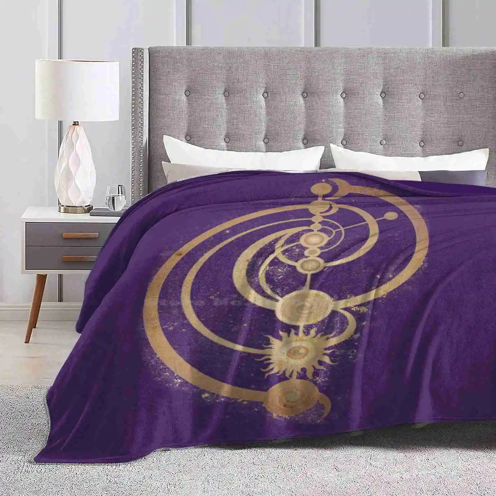 

Master Time Symbol New Print Novelty Fashion Soft Warm Blanket Ancient Symbol Symbol Pop Culture Master Time Symbol Fan Art 80S