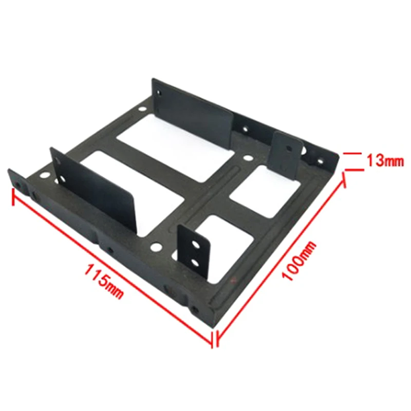 Hard Disk Mounting Bracket Dual Desktop SSD Mounting Bracket 2.5 To 3.5 inch Hard Disk Bracket Hard Drive Internal Adapter Mounting Kit