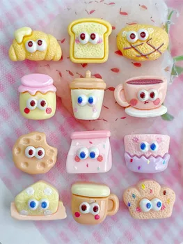 20Pcs Kawaii Cartoon Mini - eye Resin DIY Shoes Hat Icebox Barrette Mobile Phone Case Scrapbook Cream Glue Flat Back Resin - Thumbnail 8