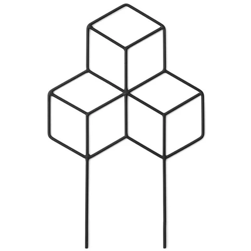 

Lattice-Shaped Plant Trellis for DIY Potted Climbing Plants Support, Flower Vegetables Rose Vine Pea Cucumbers, Iro Dropship