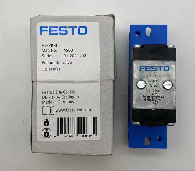 

Festo J-5-PK-3 4503 Pneumatic Valve New One Free Shipping J5PK3 /S