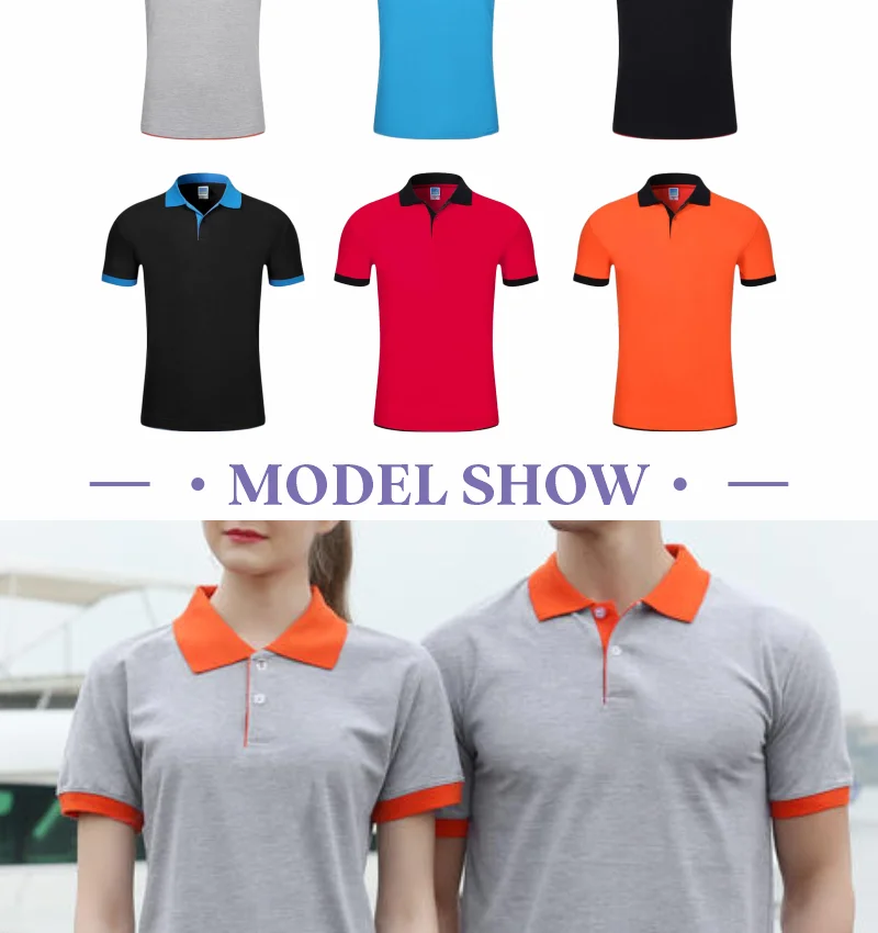 Kontrast farbe Revers kurz ärmel iges Polos hirt modische personal isierte Knopf Sommer Top vielseitige lässige Herren bekleidung – Detail 3