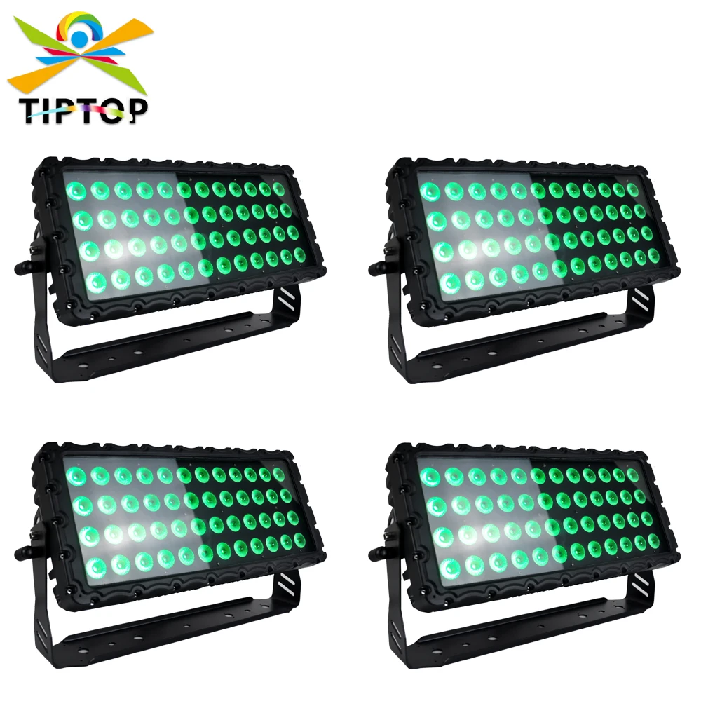 

TIPTOP Stage светильник 4XLOT 48x12W RGBW высокомощная внешняя искусственная настенная мойка светодиодный HSE источник питания 60 градусов объектив 4/8 каналов