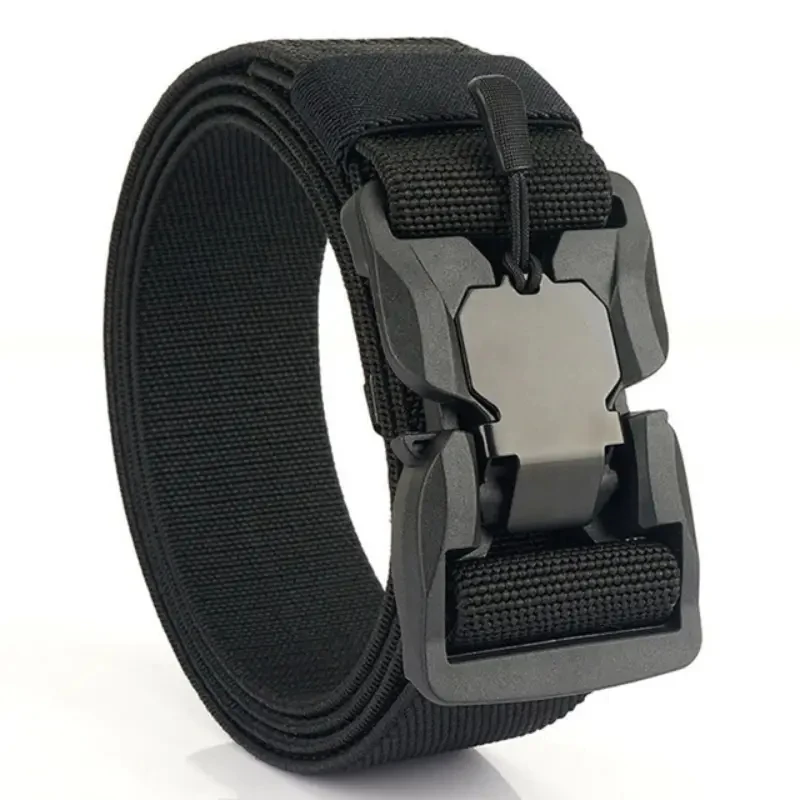 Neue Taktische Gürtel Magnetische Schnalle Quick Release Elastische Gürtel Casual Nylon Werkzeug Training Gürtel männer Hosen Gürtel YD881