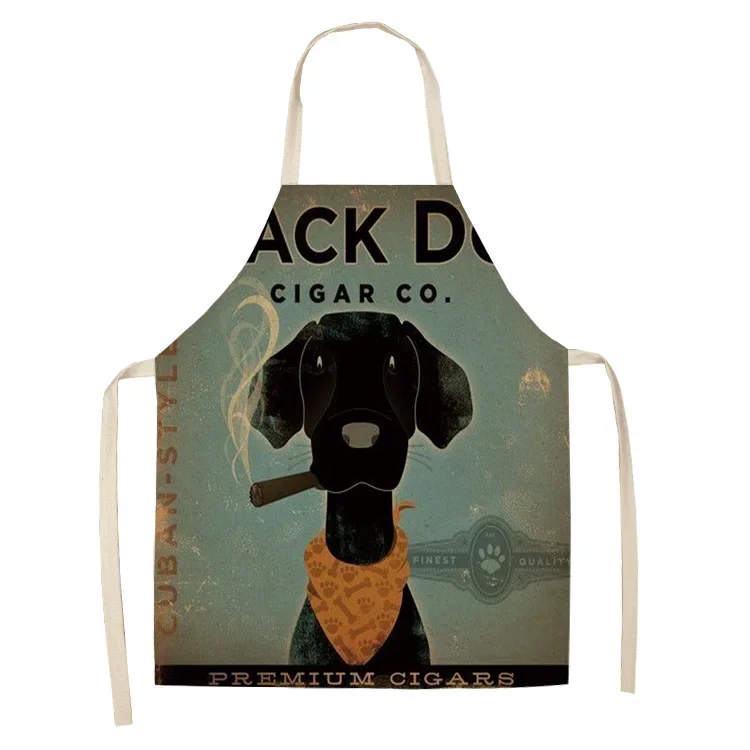 

Pet dog pattern kitchen accessories apron kitchen Apron for kitchen aprons master apron Women kitchen apron aprons for women