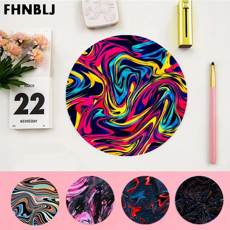 

Strata Liquid Non-slip Round Keyboard Mat Table Mat Students Cabinet Gamer Desktop Mousepad Cup Mats For PC Desk Pad