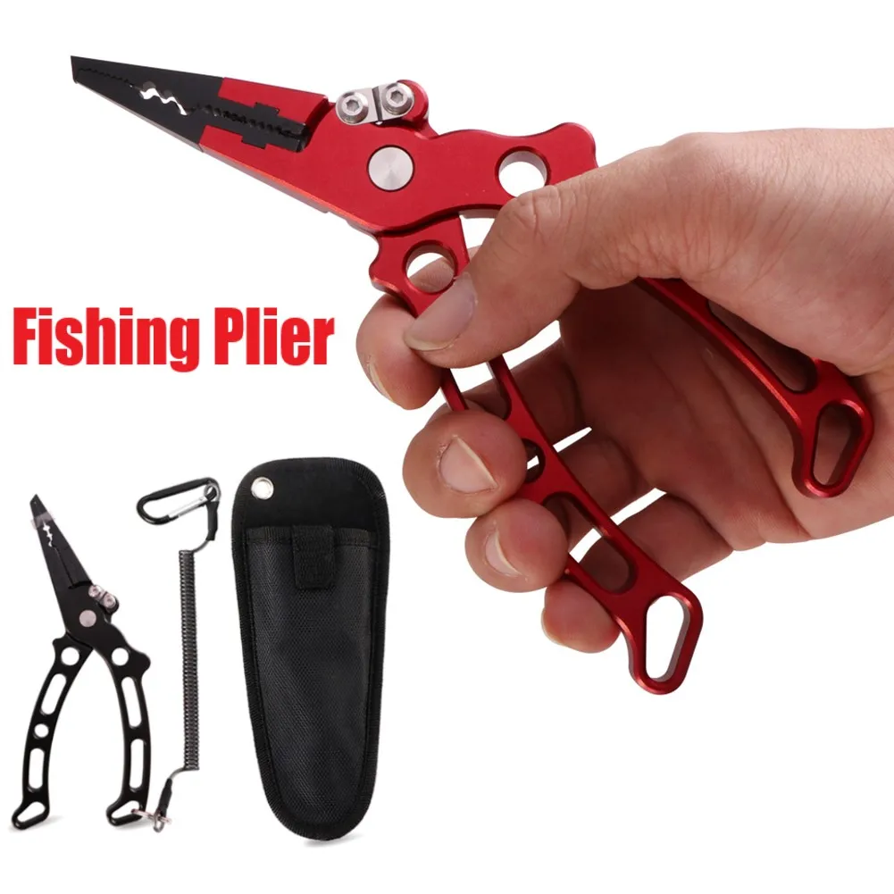 Multifunction Fishing Plier Scissor Fishing Tools Braid Line Lure