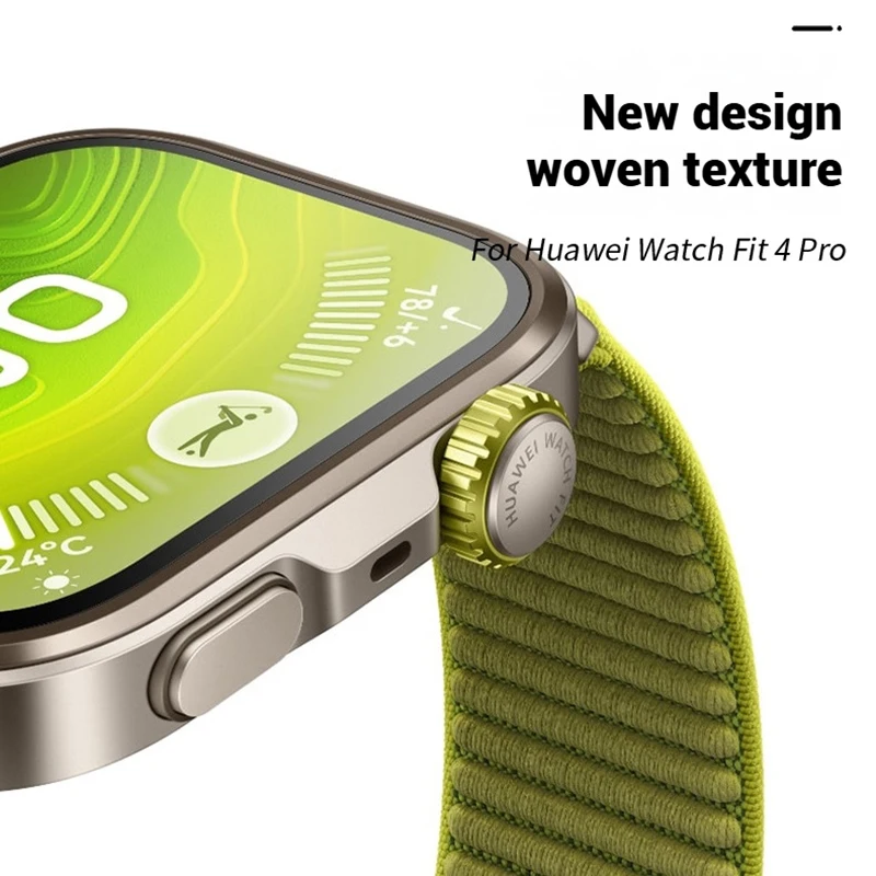 1:1 QuickLink Elastic Nylon Woven watch Strap For Huawei Watch Fit 4 Pro band for Huawei Fit4 Fit3 Bracelet Watchbands