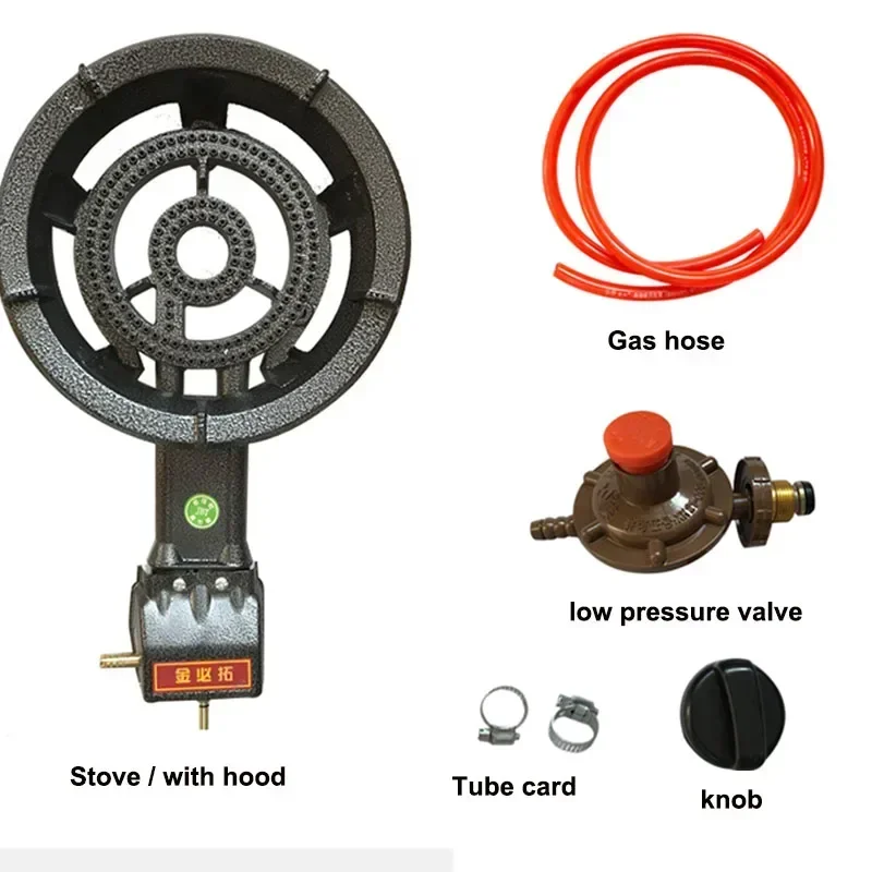 Single Stove Gas Cooktop Commercial Fierce Fire Liquefied Gas Desktop Stove Natural