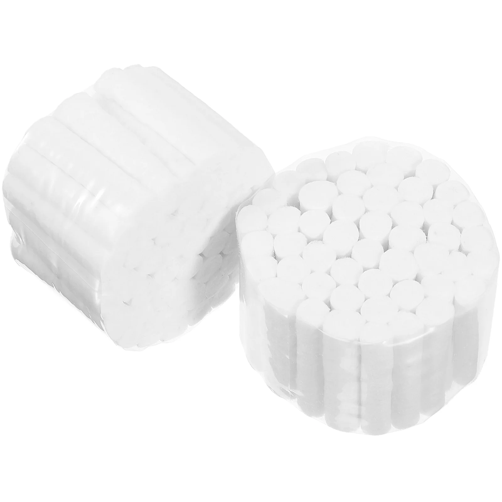 

250 Pcs Rolled Cotton Lap Dental Supplies Dental Cotton Rolls First Aid Gauze White Sponge