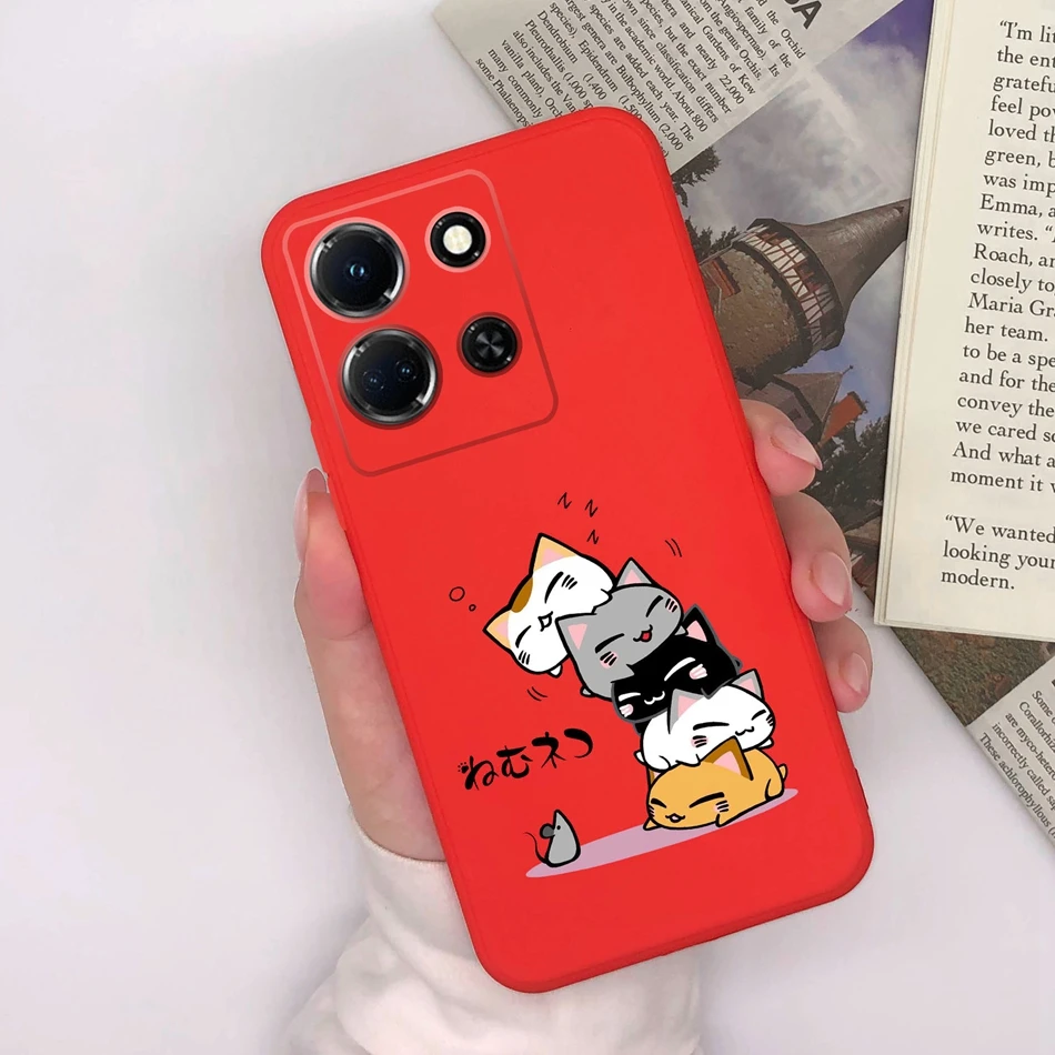 Cute Cartoon Soft Silicone Anti-Slip Phone Case Cover