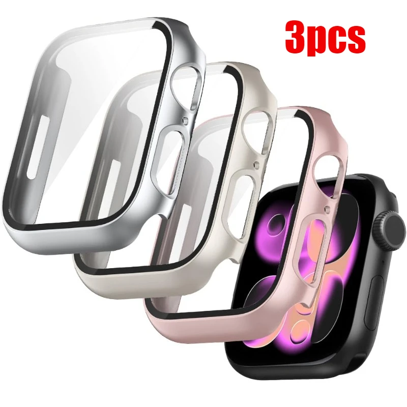 เคสกันกระแทก 3 ชิ้นสำหรับ Apple Watch หลายขนาด