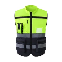 Sleeveless Hi-Vis Reflective Work Jacket