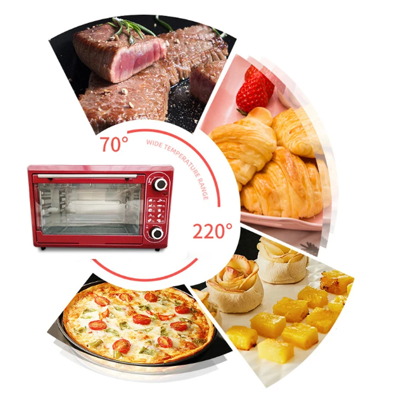 Oven Commercial Baking Multifunctional Electric 48L Bread Household