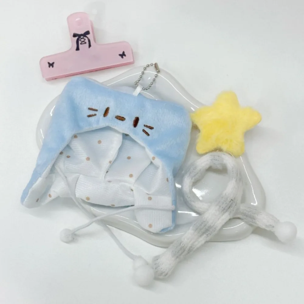 No Attributes Clothes Kitten Cloak 10cm Cotton Clothes Suit Cartoon Clothes Outfit Lovely Scarf Dress Up Set 10cm Cotton