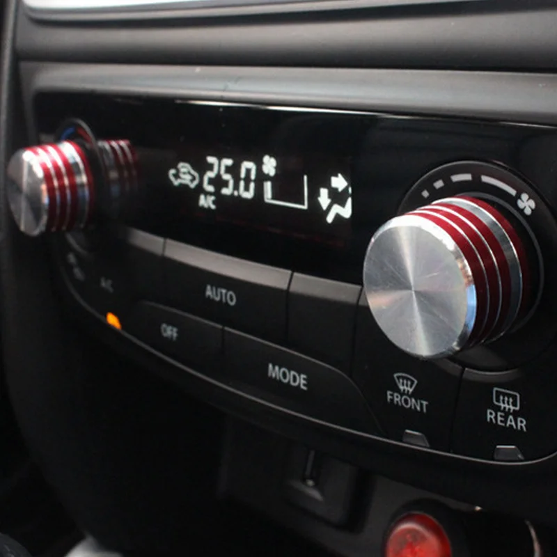 

SBTMY подходит для Suzuki Vitara 2015 2016 2 шт./комплект Регулировка автомобильного кондиционера металлическая декоративная ручка