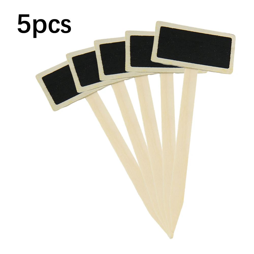 5/10/20Db Mini Wooden Calatboard Növényi Jelölők Signs Kerti Virágok És Növények Címkék Dekorációs Szerszámok - Image 2