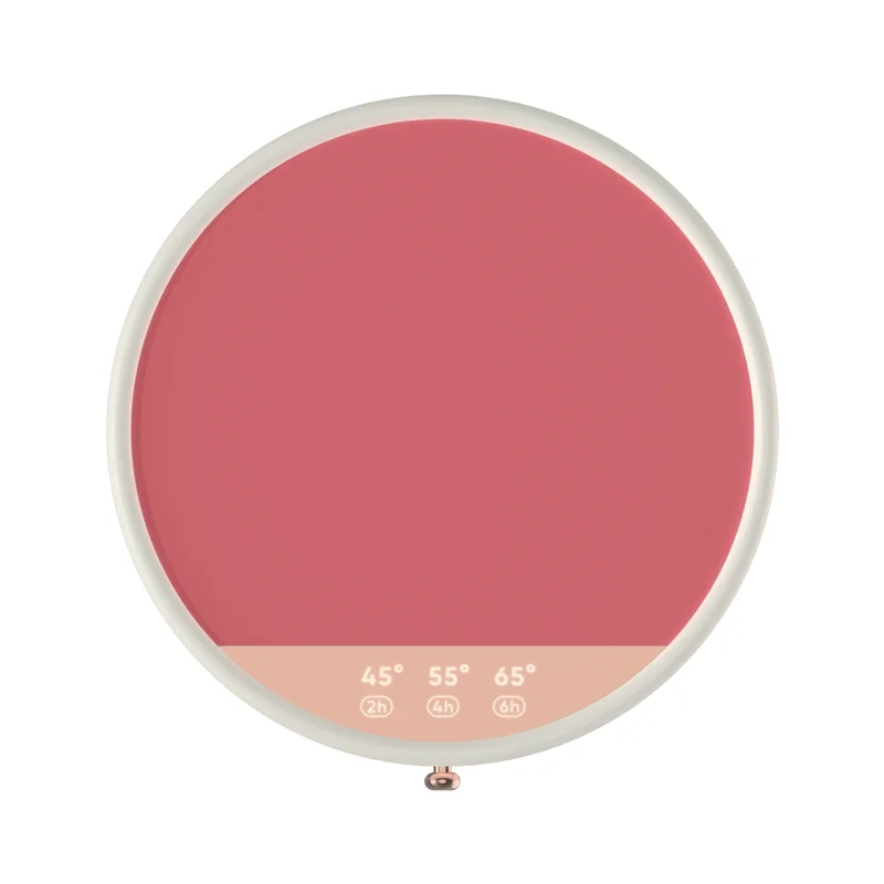 Smart Coffee Cup Warmer with Timer for Office Desk Use Electric Beverage Warmer for Cocoa Tea Water Milk 3 Temperature Settings