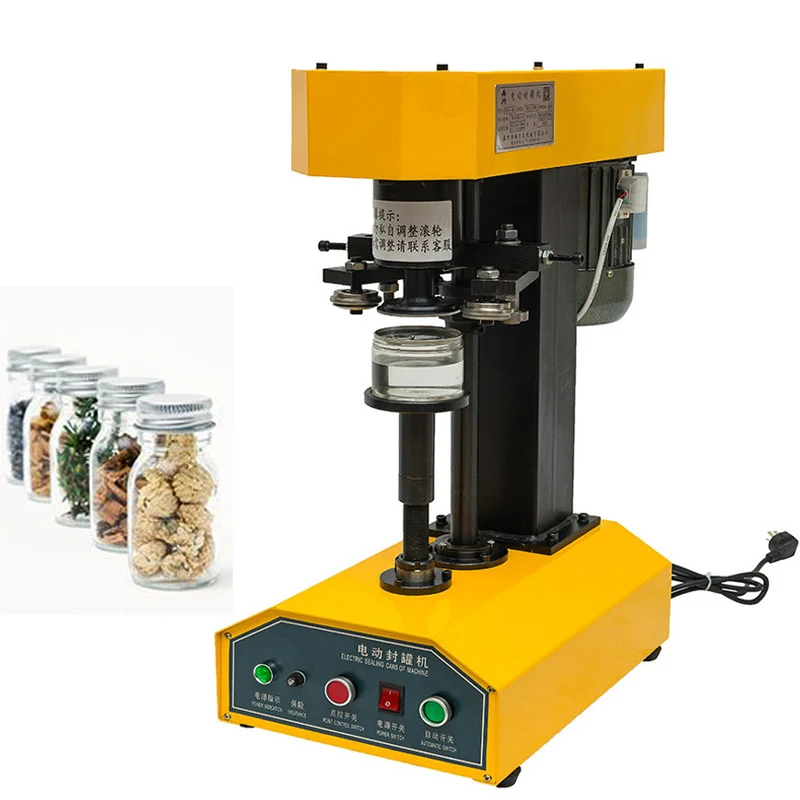 

China New Product Automatic Non-rotating Can Sealer Soda Tin Can Seamer Automatic Bubble Tea Can Sealing Machine