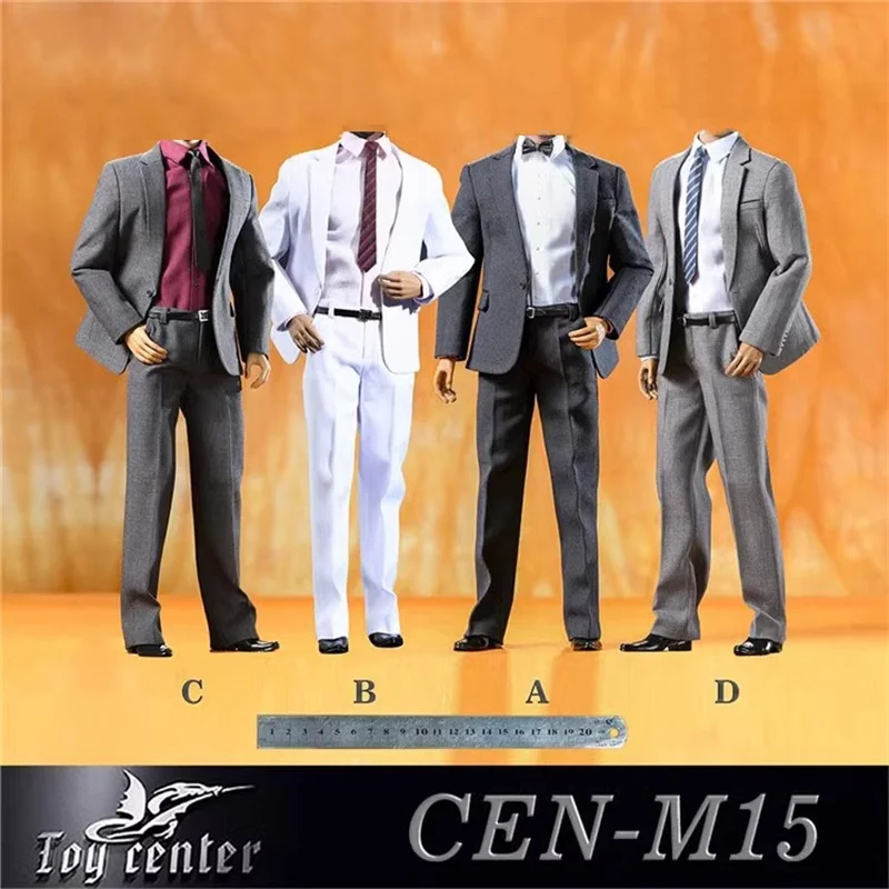 

Toy Center CEN-M15 1/6 Soldier Commemorative Casual Suit In Four Colors Fit 12" Action Figure TBL-M36 Body Model Toy In Stock