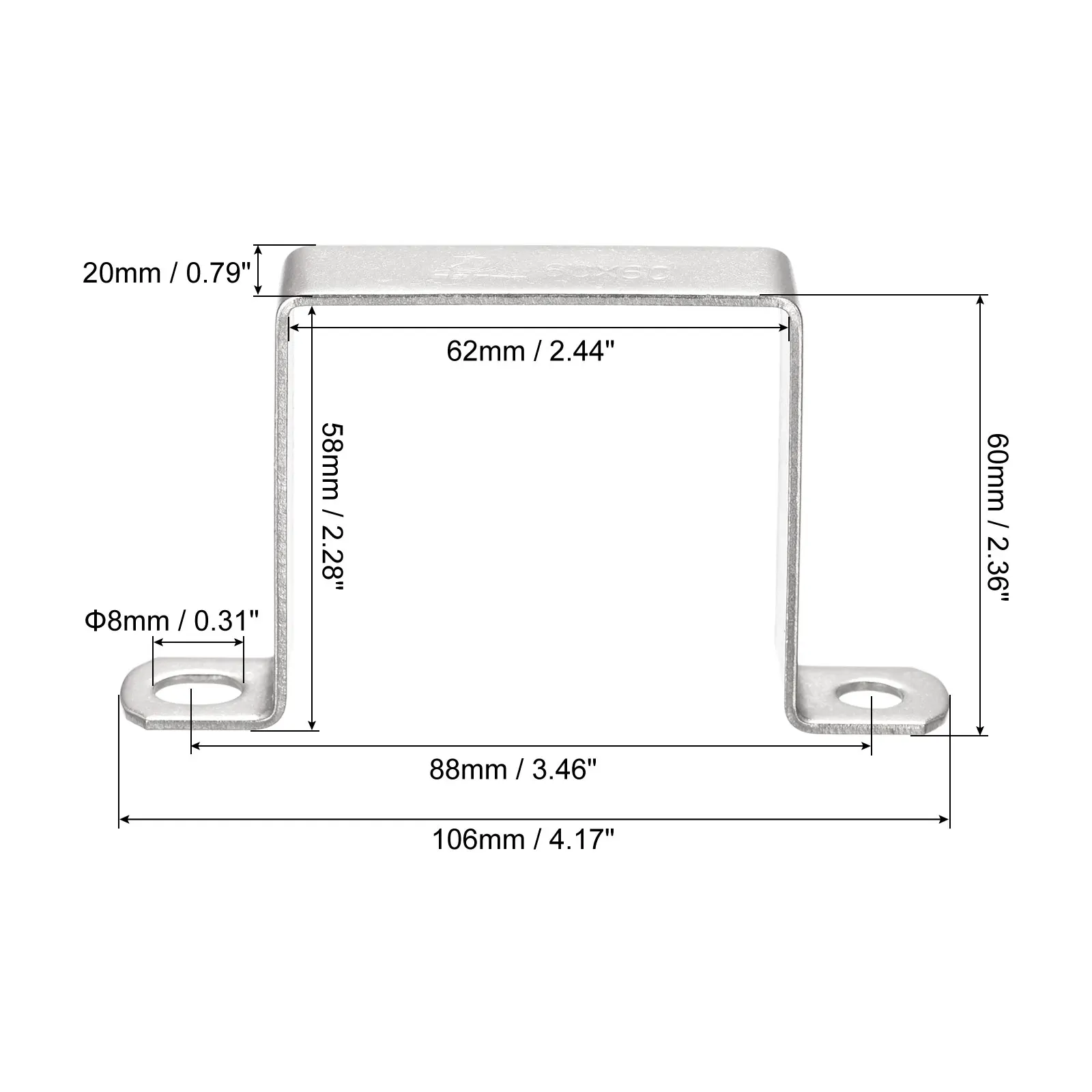 suporte conector em forma de uxcell u para 01