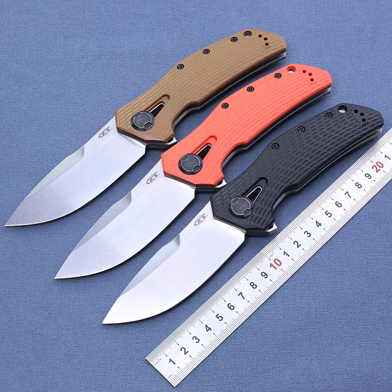 

Green Thorn 0308 Quick Opening Folding Knife D2 Titanium alloy + G10 camping outdoor fruit knife utility knife EDC tool