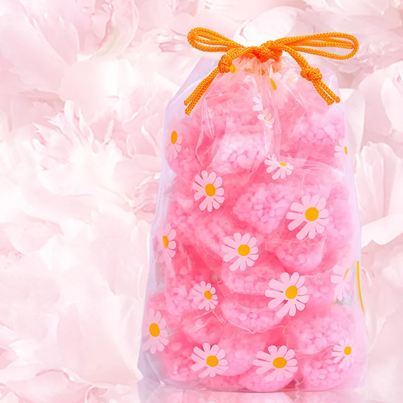 20Pcs pink rose scent Laundry Beads Scent Booster in Wash Clean Clothes