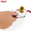 DELIXI ELECTRIC Short Handle Wrench，Big Opening Ratchet Wheel Adjustable Bathroom Wrench，for MaintainingBathroomPiping Facilitie 6