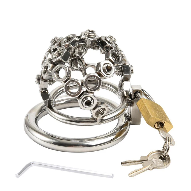 Jaula de castidad de acero inoxidable con catéter uretral para hombre,  anillo de bloqueo para pene, Bondage, jaula para pene esclavo, dispositivos  Bdsm, Juguetes sexuales para hombres - AliExpress