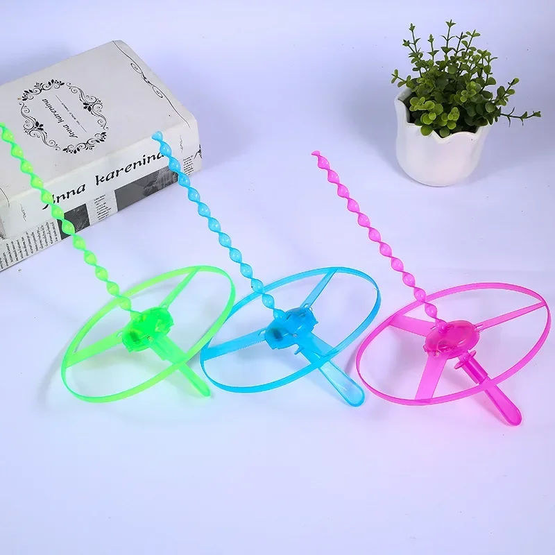 LED Luminous Bamboo Dragonfly Flying Saucers Outdoor Night Shooting Helicopters Flying Toys Kids Birthday Party Props children toys flying toy birthday party decorations