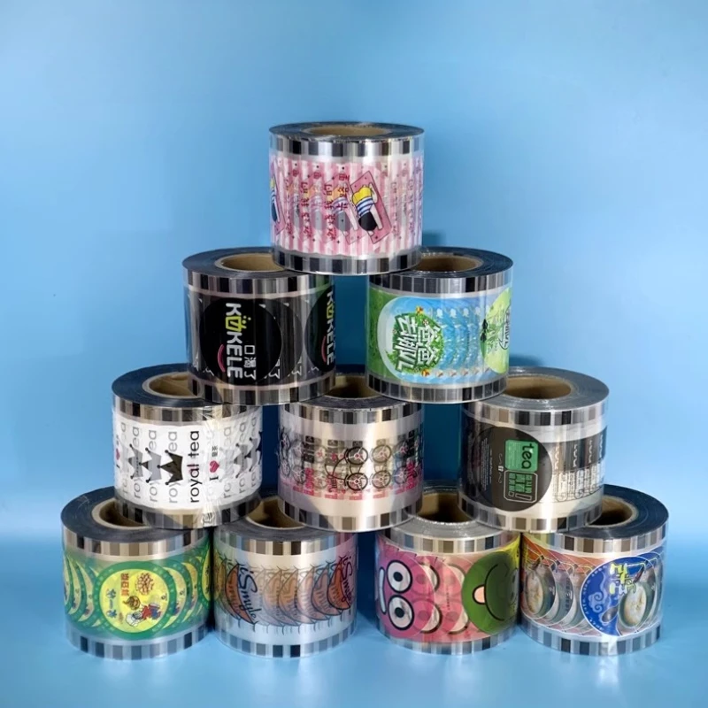 2800 Sheets Milk Tea Cup Sealing Film 90/95 Caliber Plastic Cup Sealing Film Disposable Juice Sealing Film Plastic Cup Special 2