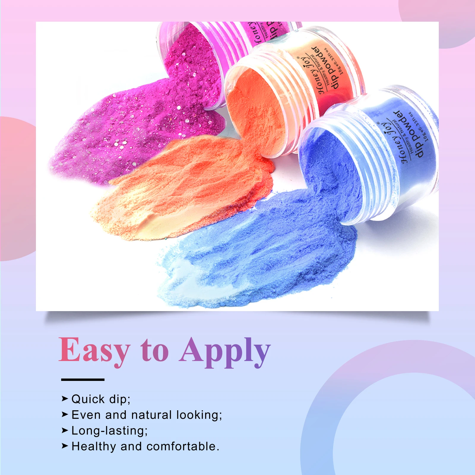 Finer Sequins Holographic Dip Powder Temperature Color Changing Shine Glitter Dipping Nails Pigment No UV Light Needed