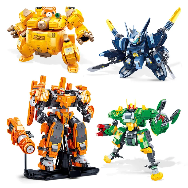 Конструктор Sluban Moc Mech Mobile City игровой конструктор Mecha популярный пазл Артура