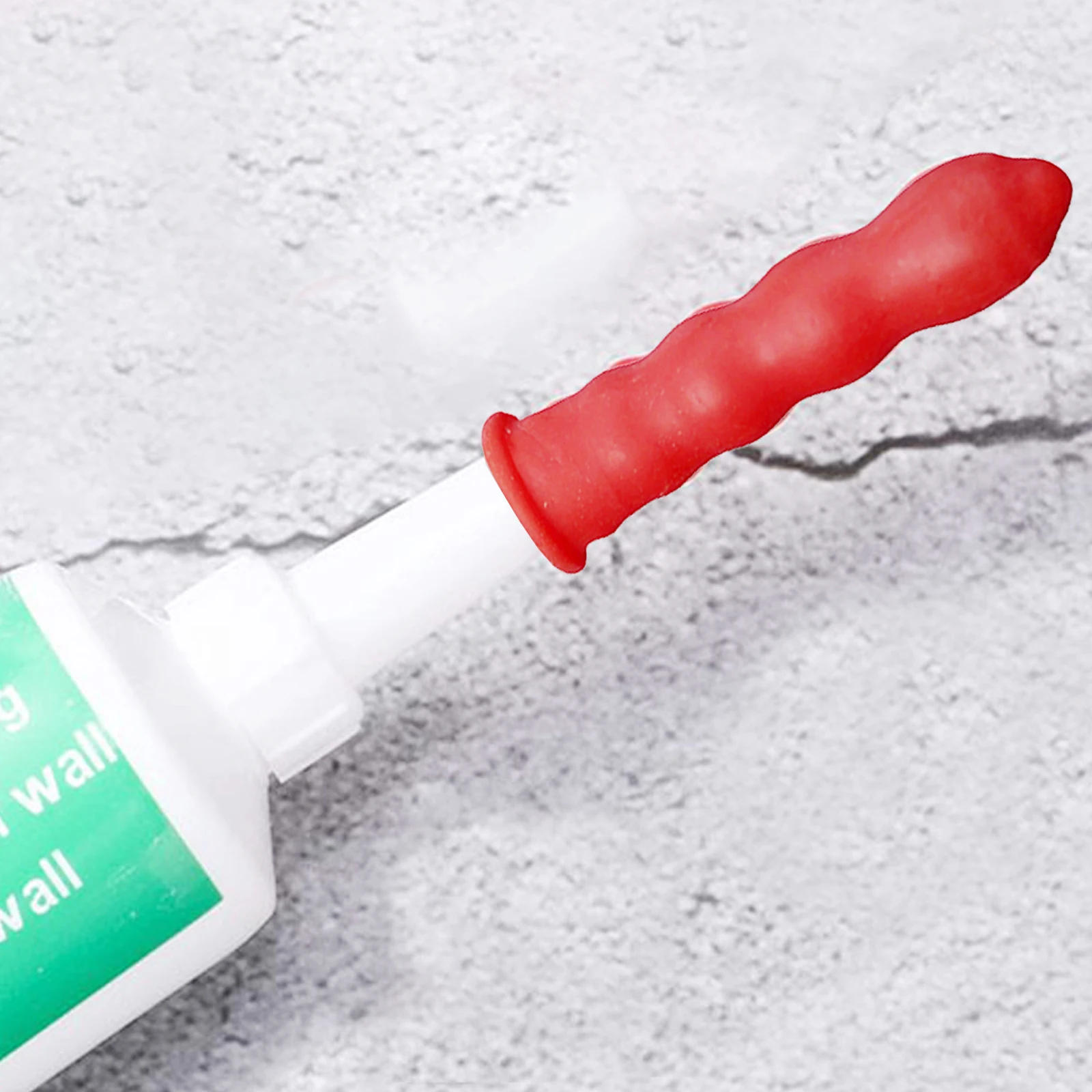 Description Picture 3 of itemRolled Bottle Cap Sealing Cap Caulking Nozzles Cap Preserving Latex Adhesives Cap Caulking Nozzles Easy To Use