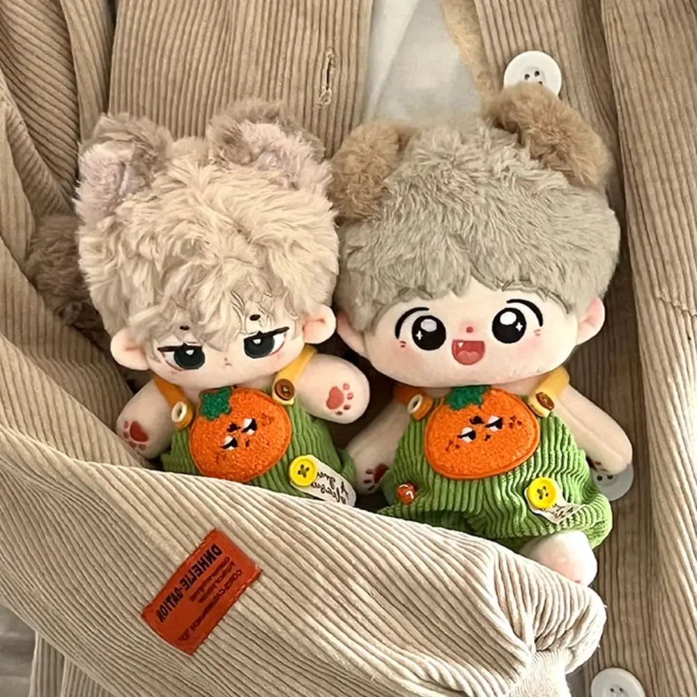과일 면 인형 옷, 야채 장난감 액세서리, 인형 옷 작업복, 귀여운 다채로운 인형 옷, 어린이 선물, 20cm