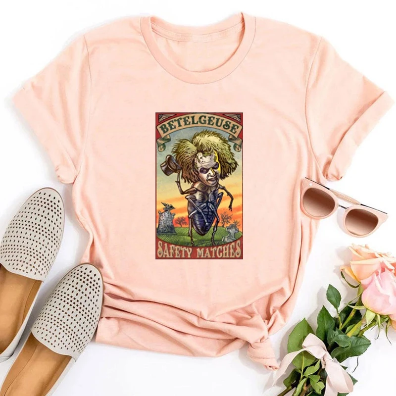 

Beetlejuice Women T Shirt Harajuku Tops Beetlejuice T Shirt Beetlejuice Vintage Clothes Cartoon Graphic T Shirts Gothic Tops
