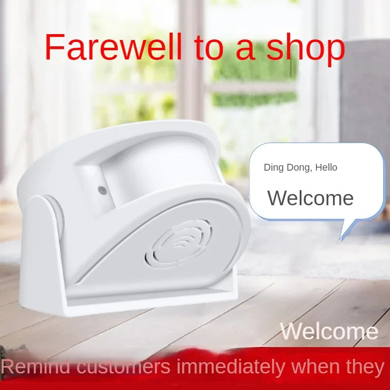 

Infrared Sensor Doorbell Welcome Welcome Advertising Voice Prompter Dingdong Wireless Infrared Doorbell
