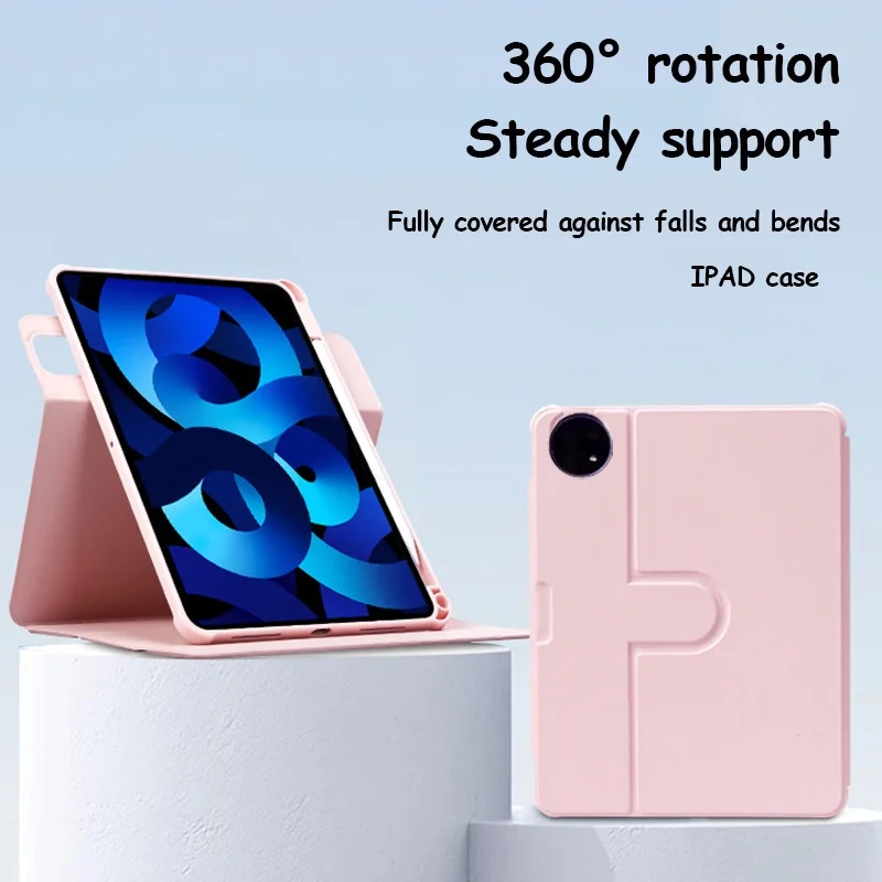 

360° Rotation Acrylic Case For Huawei MatePad 11.5 2023 Air 11.5 SE 10.4 Pro 11 10.8 M6 with Pencil Holder Cover